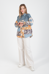 HatunAtila Üstü Kot Kapitone Ceket - 8557-2