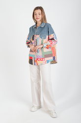 HatunAtila Üstü Kot Kapitone Ceket - 8557-4