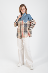 HatunAtila Üstü Kot Kapitone Ceket - 8557-6