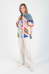 HatunAtila Üstü Kot Kapitone Ceket - 8557-8