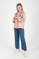 HatunAtila İşlemeli Kapitone Ceket - 7658-2