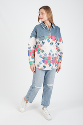 HatunAtila Üstü Kot Kapitone Ceket - 8557-9