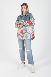 HatunAtila Üstü Kot Kapitone Ceket - 8557-10