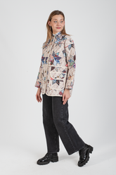 HatunAtila Cepli Desenli Kapitone Ceket - 7656-5