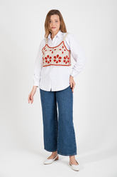 HatunAtila Askılı Kroşe Triko Süveter - 5077 Bej