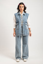 HatunAtila Kalın Kot Yelek 8717