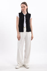 HatunAtila Cep Detaylı Düğmeli Yelek - 5121