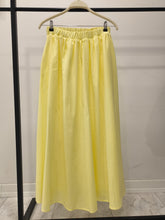 Beli Lastikli Cepli ve Astarlı Keten Etek 2558 - Sarı