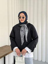 Kruvaze Yaka Kısa Trençkot 999001 - Lacivert