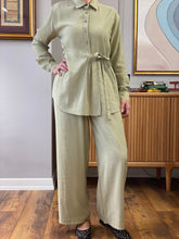 Hatun Atila Yazlık Pantolonlu İkili Takım 8810 Su Yeşili