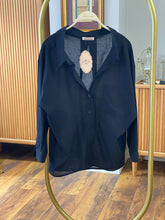 Hatun Atila Uzun Kollu Gömlek 5191 Siyah