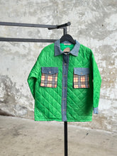 HatunAtila Kol Ve Cebi Kot Detaylı Kapitone Ceket 7456 Yeşil