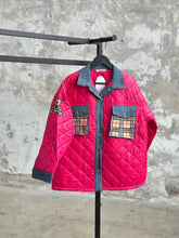 HatunAtila Kol Ve Cebi Kot Detaylı Kapitone Ceket 7456 Pembe