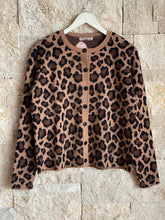 HatunAtila Kadın Triko Leopar Hırka - 25176