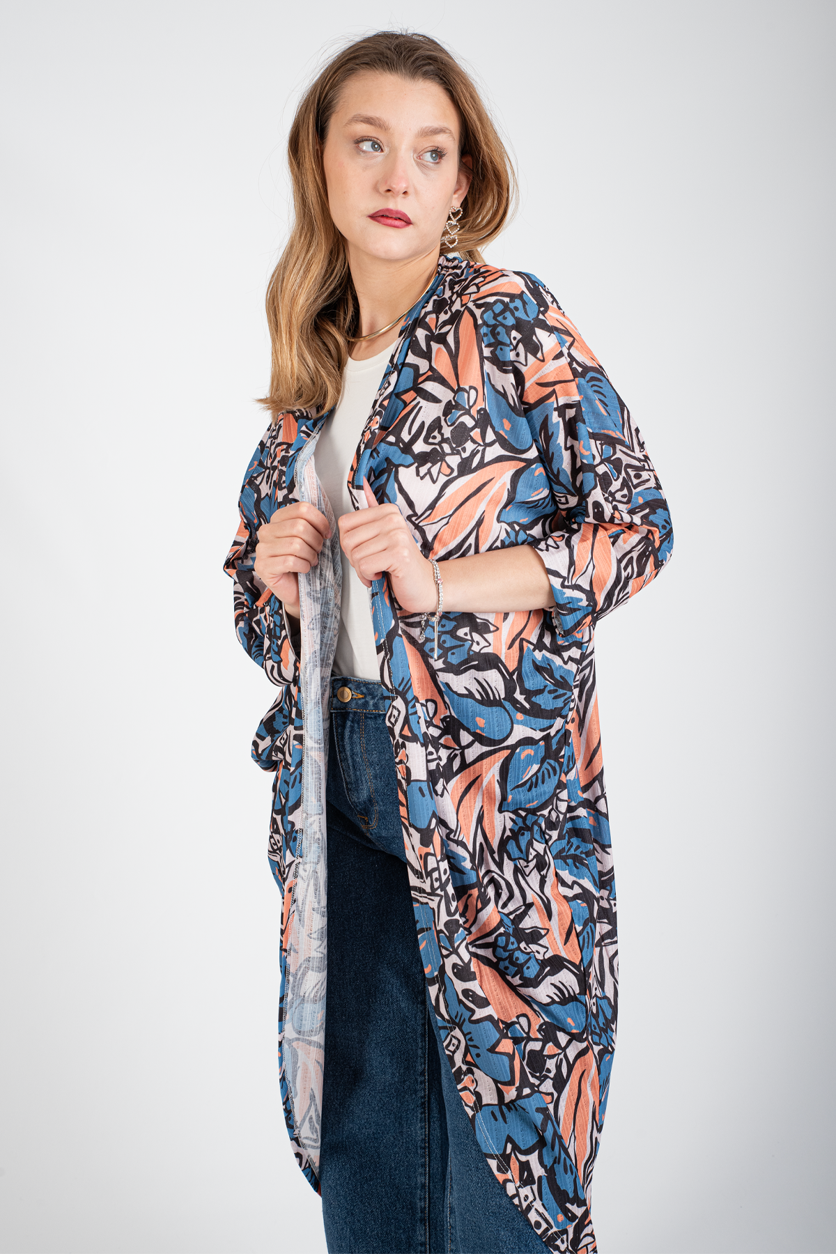 HatunAtila Fulam Leinen Sommer Long Cardigan – 4832-1