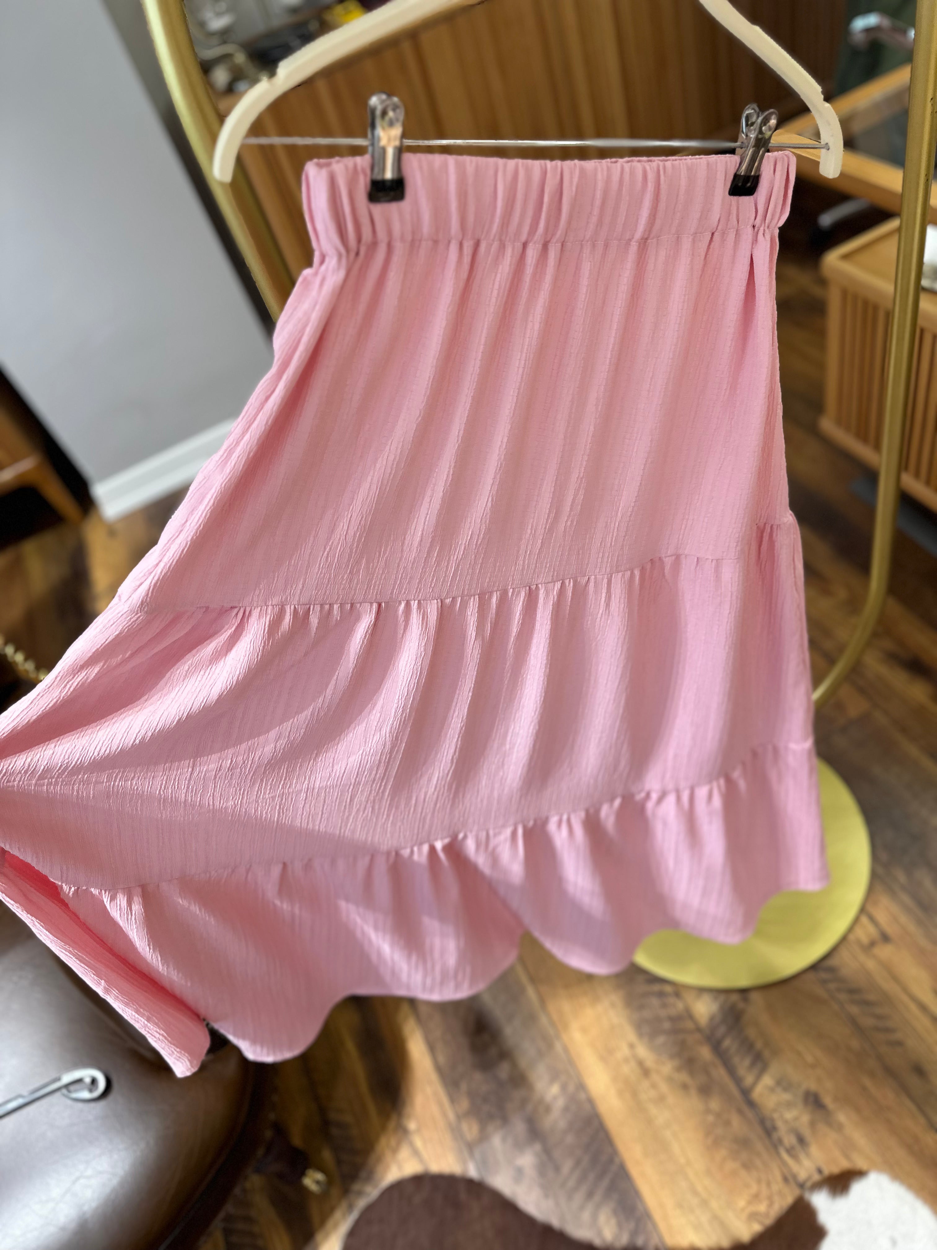 Hatun Atila Kat Kat Kırışık Etek
