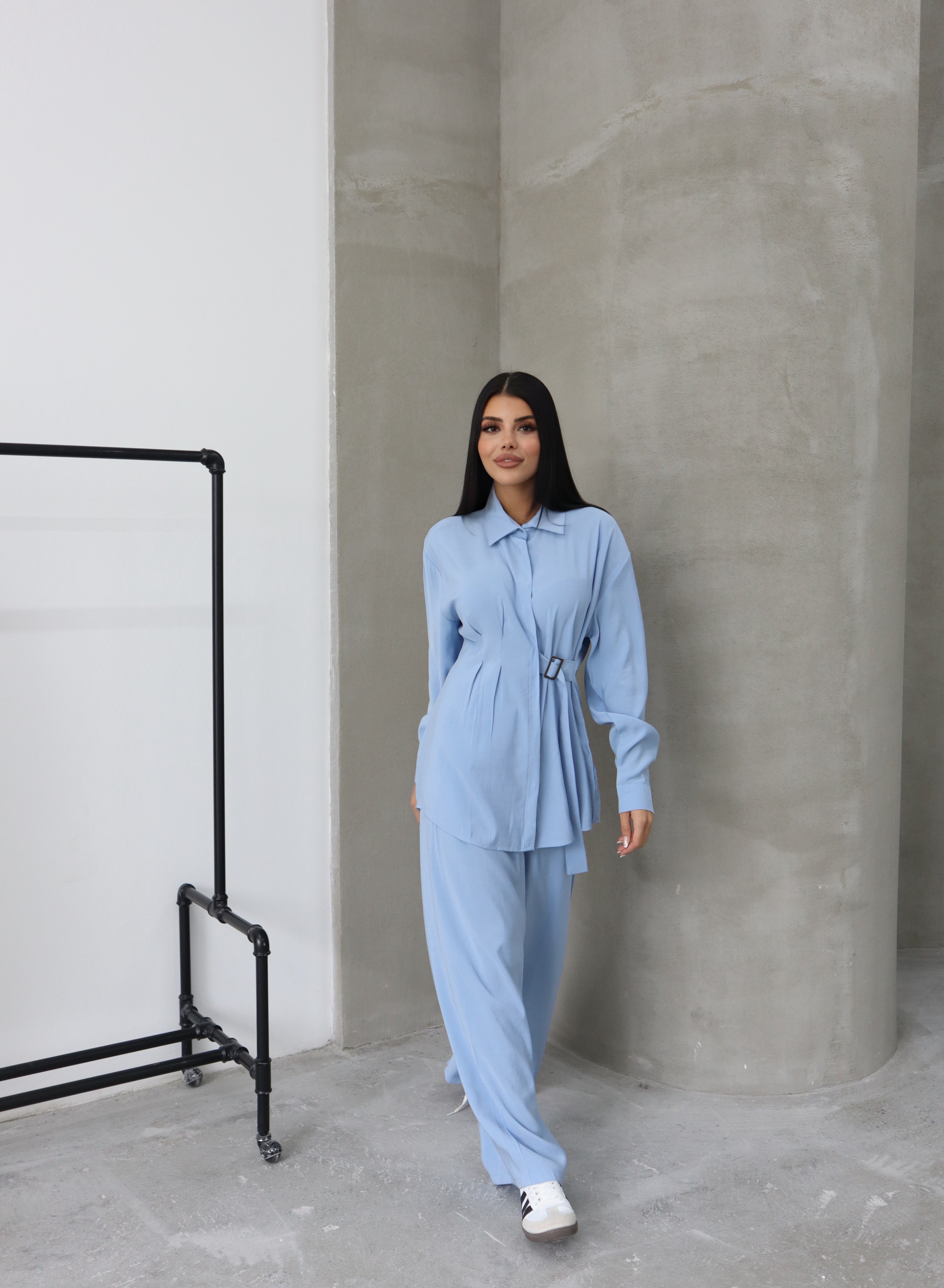 Hatun Atila Yazlık İkili Takım 8815 Mavi