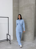 Hatun Atila Yazlık İkili Takım 8815 Mavi