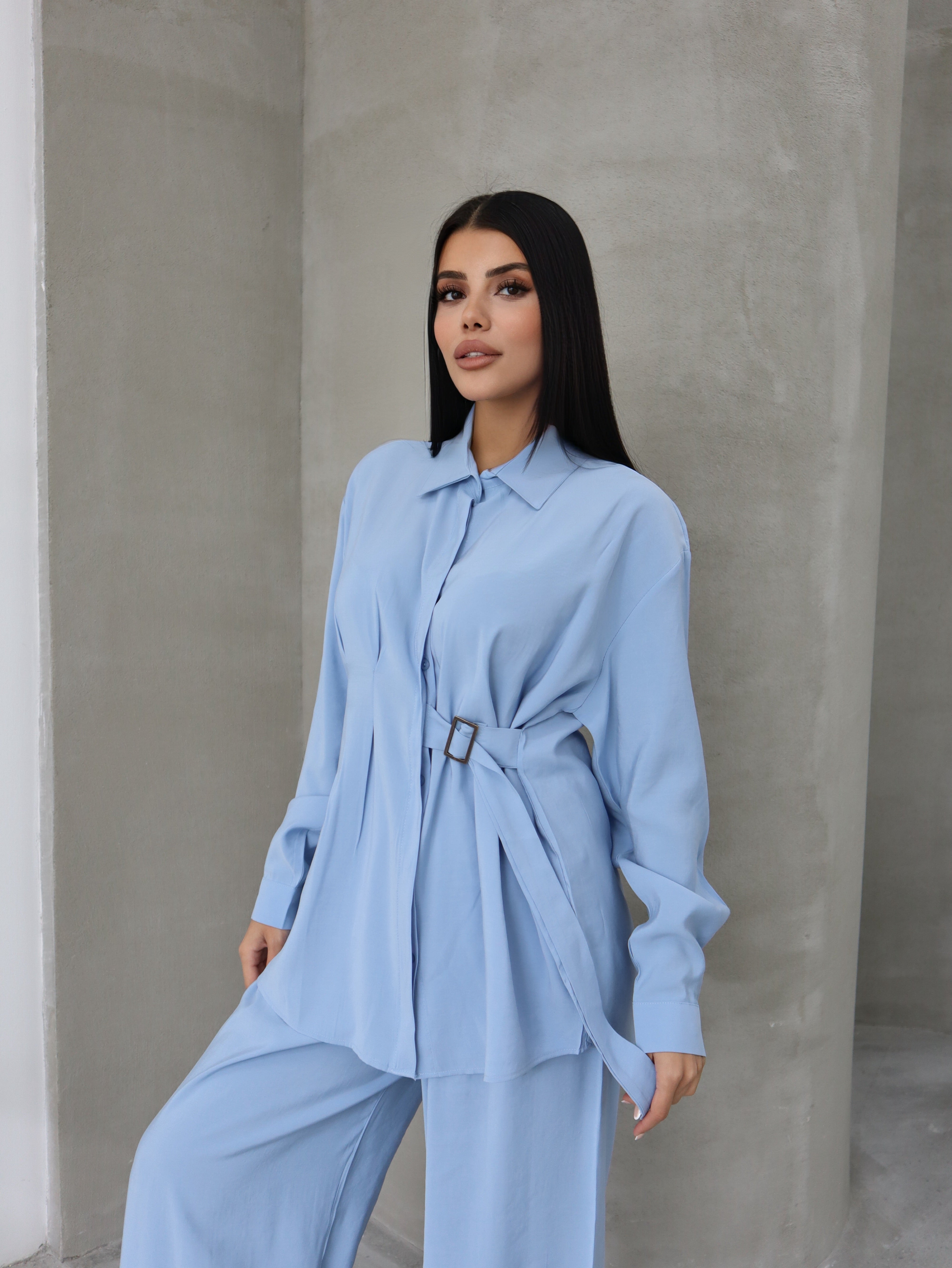 Hatun Atila Yazlık İkili Takım 8815 Mavi
