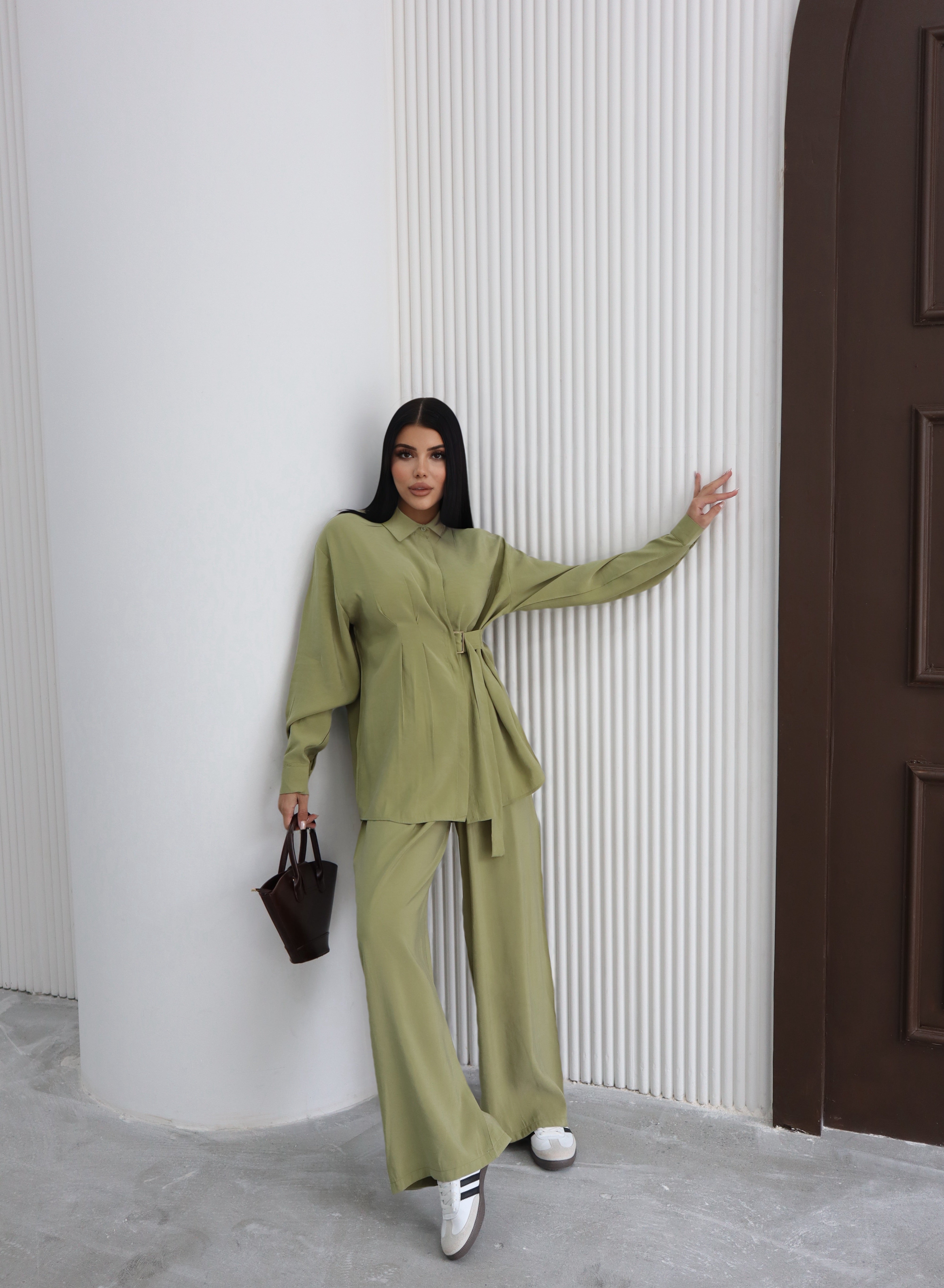 Hatun Atila Yazlık İkili Takım 8815 Yeşil