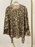 HatunAtila Oversize Leopar Desenli Kazak