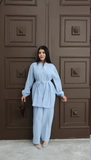 Hatun Atila Modal Kumaş Yazlık İkili Takım 8011 Buz Mavi